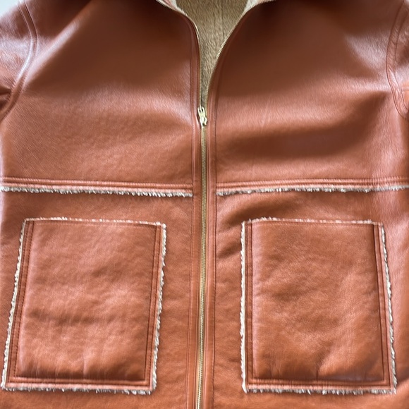 Nanushka Beryl Oversized Faux-Shearling Coat - Picture 6 of 9